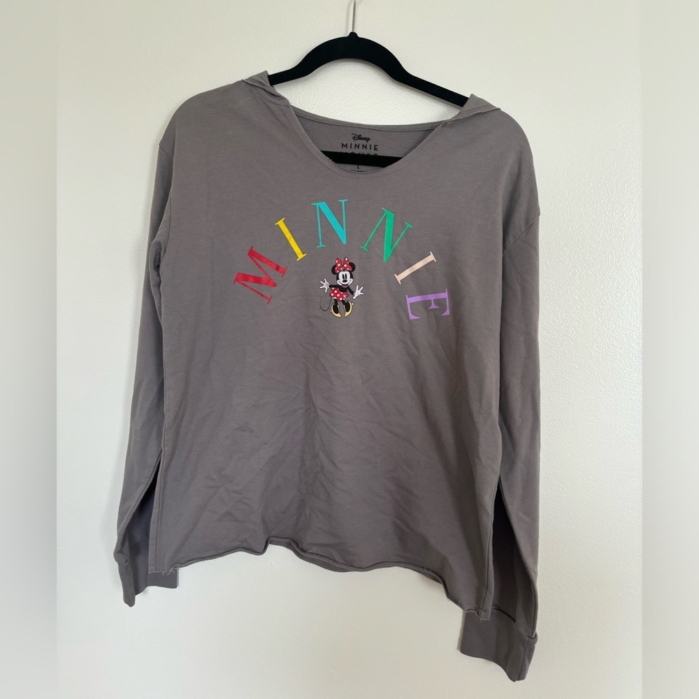 Disney Minnie Mouse Hoodie Gray